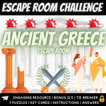 Preview of Ancient Greece History Escape Room