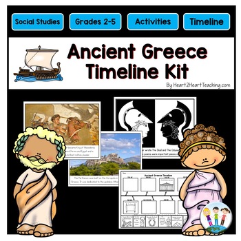 Preview of Ancient Greece Timeline Activity & Bulletin Board Posters