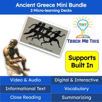 Preview of Ancient Greece Informational Text Reading Passages and Activities Bundle