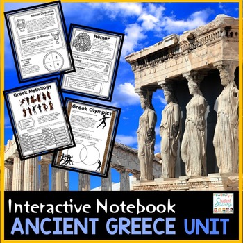 Preview of Ancient Greece Interactive Notebook | Digital & Print Geography Map Timelines