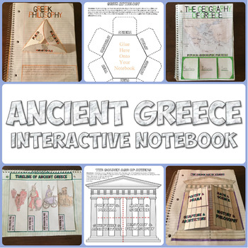 Preview of Ancient Greece Interactive Notebook Activities, Readings, Projects