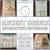Ancient Greece Interactive Notebook Activities, Readings, 