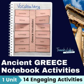 Preview of Ancient Greece Interactive Notebook Foldable Activities