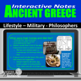 Ancient Greece Interactive Notes to Use With Google Slides