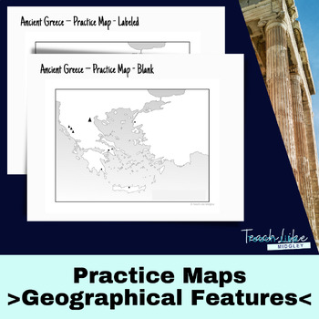 Labeled World Practice Map 