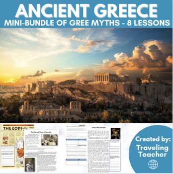 Preview of Ancient Greece Mini-Bundle of Mythology: Greek Myths: Reading & Comprehension