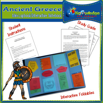 Preview of Ancient Greece Mini-Lapbook / Interactive Notebook