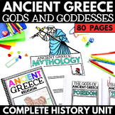 Greek Mythology Unit - Gods and Goddesses of Greece - Gree