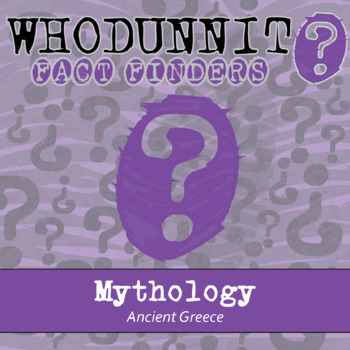 Preview of Ancient Greece Mythology Whodunnit Activity - Printable & Digital Game Options