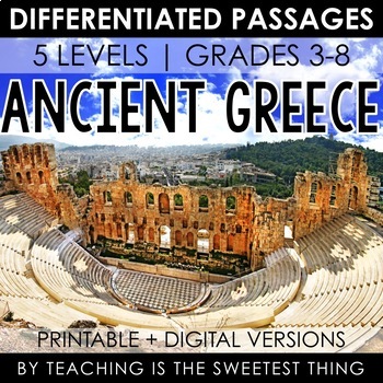Preview of Ancient Greece: Passages - Distance Learning Compatible