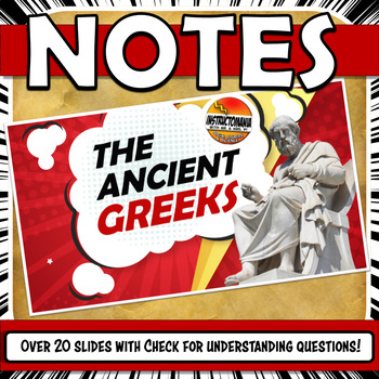 Preview of Ancient Greece PowerPoint Notes and Google Slides Presentation