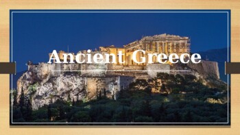 Preview of Ancient Greece PowerPoint and Easel Test