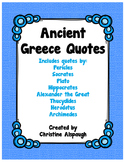 Ancient Greece Quotes Poster Set