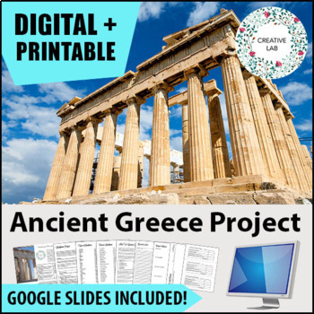 Preview of Ancient Greece Research Project - PBL
