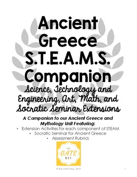 Preview of Ancient Greece STEAM Extensions Companion