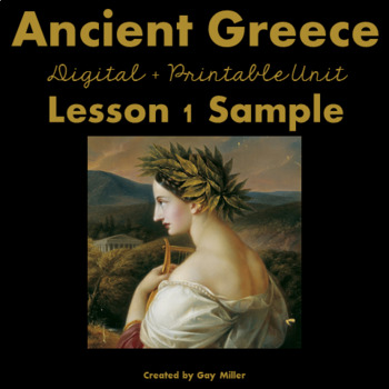 Preview of Ancient Greece Lesson 1 Introduction Sample Unit