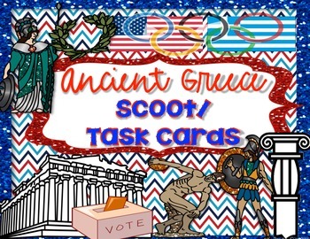 Preview of Ancient Greece Scoot / Task Cards