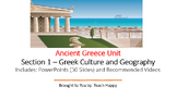 Ancient Greece - Section 1 - Greek Culture and Geography -