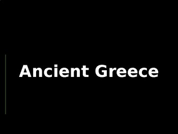 Preview of Ancient Greece Slideshow Presentation