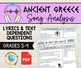 Ancient Greece Song Analysis
