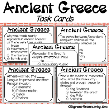 Ancient Greece Definition Cards 