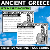 Ancient Greece Task Cards Creative Writing Prompts - Greec
