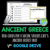 Ancient Greece Task Cards DISTANCE LEARNING
