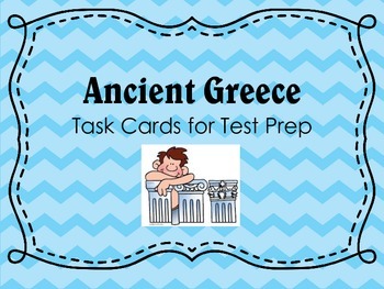 Preview of Ancient Greece - Task Cards for Test Prep