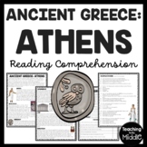Ancient Greece Athens Reading Comprehension Informational 