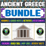 Ancient Greece Unit Bundle - Notes, Activities, Assessment