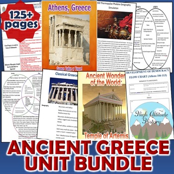 Preview of Ancient Greece Unit Bundle (World History)