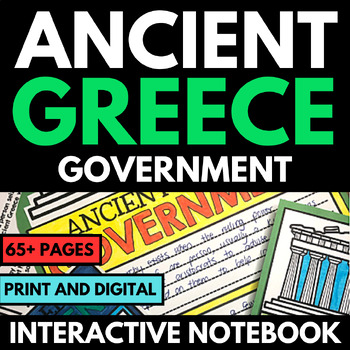 Preview of Ancient Greece Unit - Greek Government Projects - Democracy Activities Athens