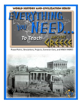 Preview of Ancient Greece Unit Plan (Complete Lesson Plans)