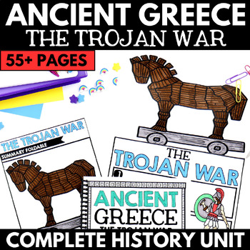 Preview of Ancient Greece Unit - The Trojan War - Ancient Greece Project and Questions