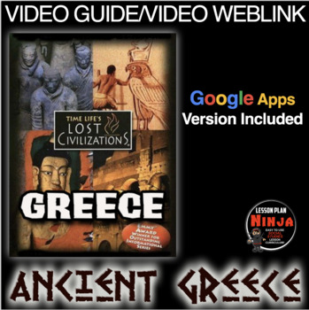 Preview of Ancient Greece Video Questions & Video Link + Google Apps Version