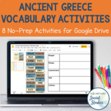 Ancient Greece Vocabulary Activities for Google Drive