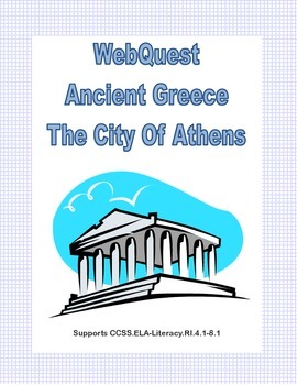 Preview of Ancient Greece -The City of Athens Webquest