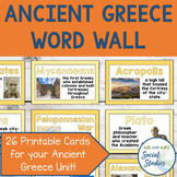 Ancient Greece Word Wall