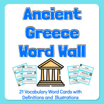 Ancient Greece Definition Cards 