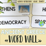 Ancient Greece Word Wall without definitions