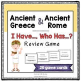 Ancient Greece and Ancient Rome Review Game | I Have, Who Has