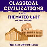 Ancient Greece and Rome Classical Civilizations Thematic Unit
