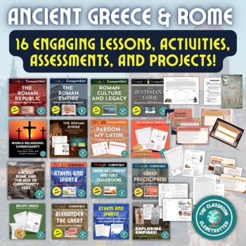 Preview of Ancient Greece and Rome Activity Bundle! - World History | Ancient Civilizations