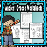 Ancient Greece. colorings, puzzles, and games