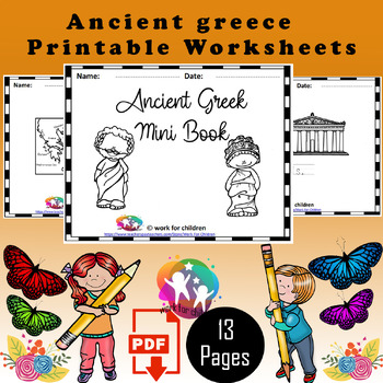 Preview of Ancient Greece printable activities