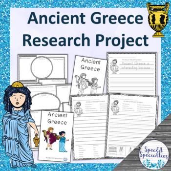 Preview of Ancient Greece research project with non-fiction emergent readers