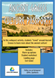 Ancient Greek Culture Passports (webquest activity)
