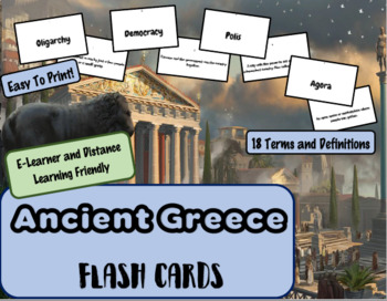 Preview of Ancient Greek Flash Cards