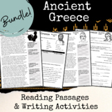 Ancient Greek History BUNDLE Reading Passages and Writing Tasks