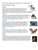 Ancient Greek Monsters and Creatures of Greek Mythology